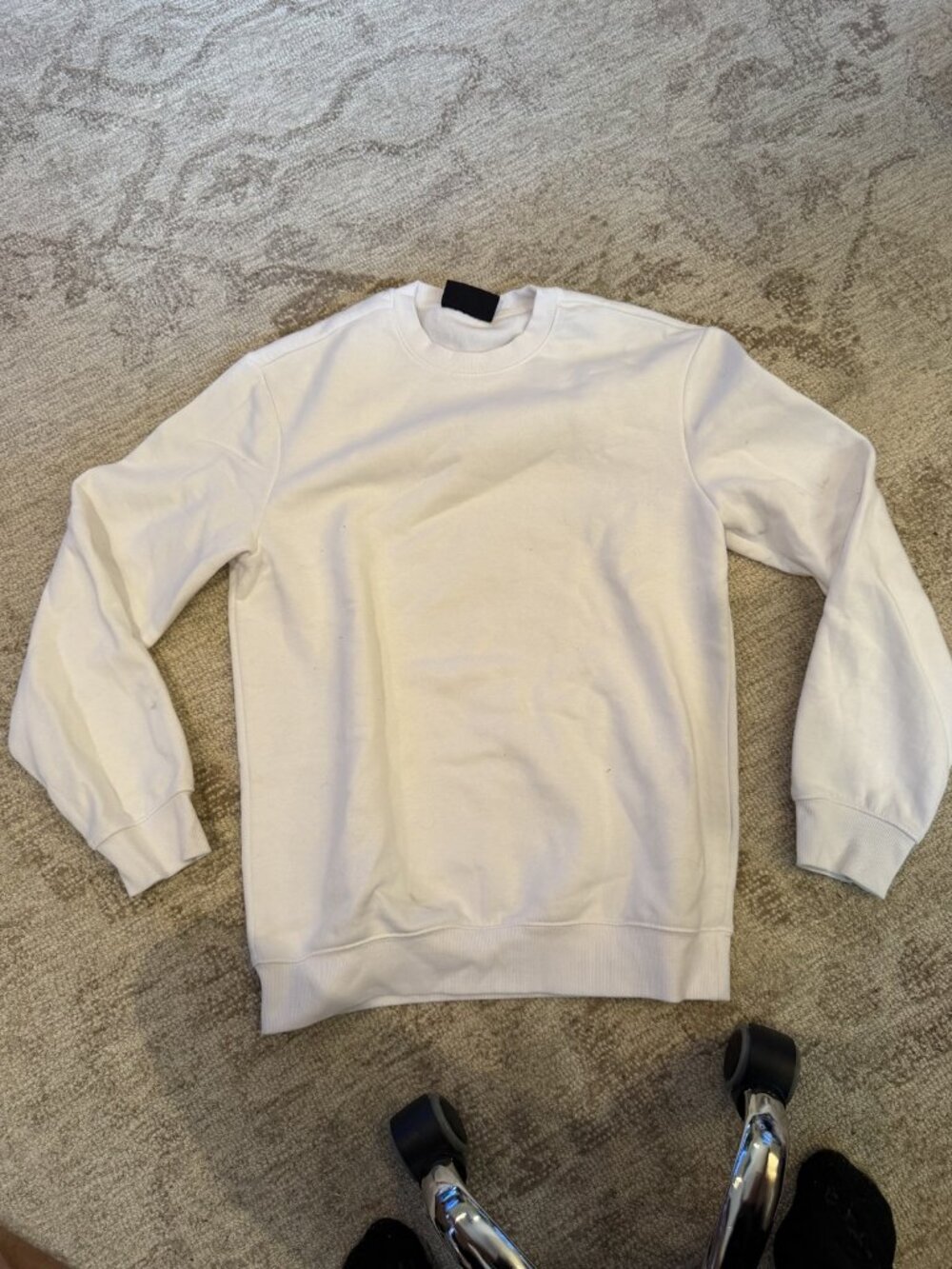 Cream H&M Sweatshirt S NWT